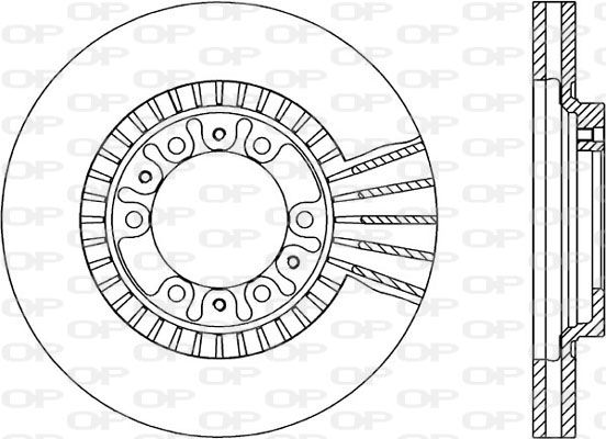 OPEN PARTS Тормозной диск BDR1789.20